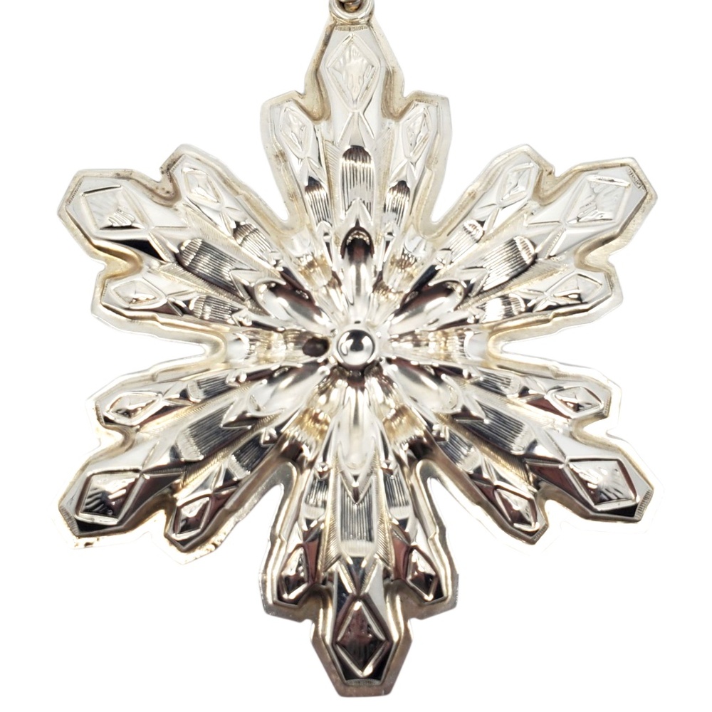 Gorham 1974 Sterling Silver Christmas Snowflake Ornament #22524